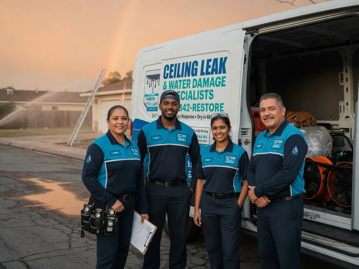 Ceiling Leak Cleanup company in Hilliards, PA
