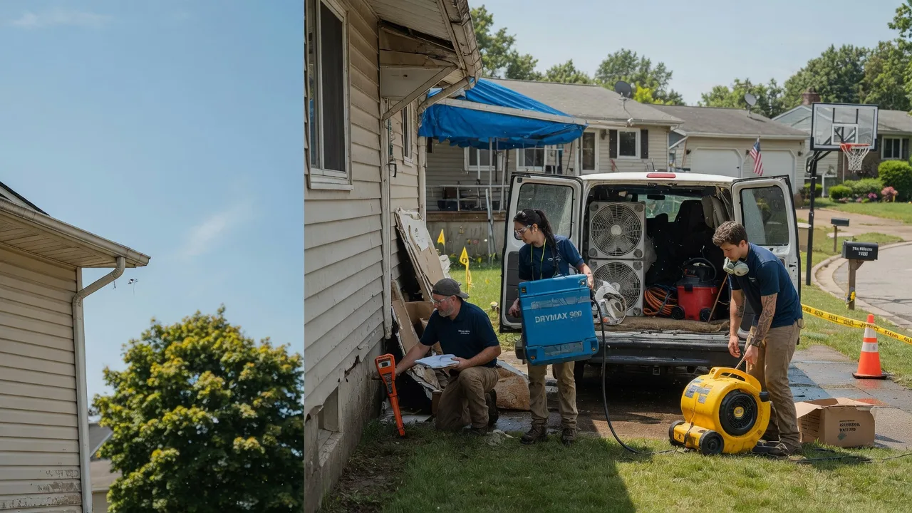 Ceiling Leak Cleanup in Hilliards, PA near me